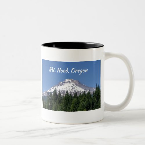 Mt Hood from Mount Hood Skibowl Two_Tone Coffee Mug