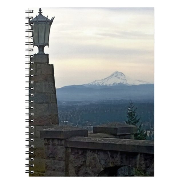 Mt. Hood from Rocky Butte, Portland, Oregon Notebook (Front)