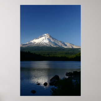 Mt. Hood from Trillium Lake Poster