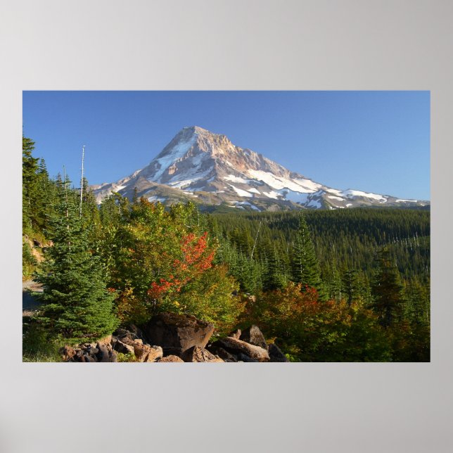 Mt. Hood from Vista Ridge Poster (Front)