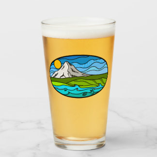 Mt. Hood Glass Tumbler