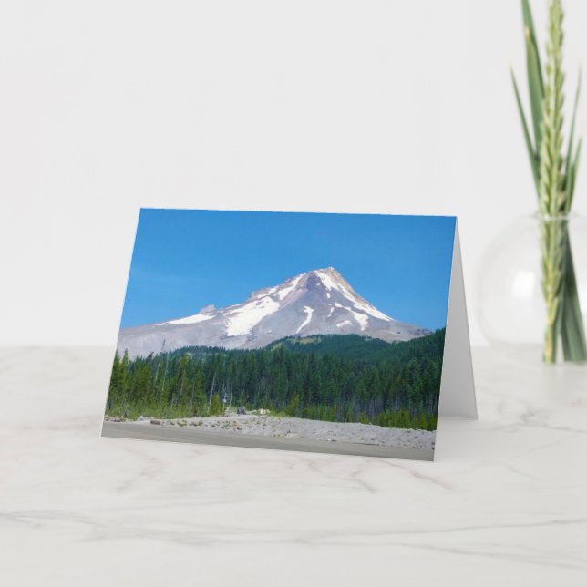 Mt. Hood in Summer, Oregon Card (Front)