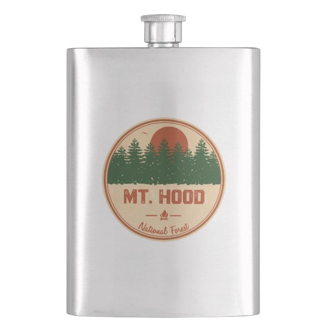 Mt. Hood National Forest Flask (Front)