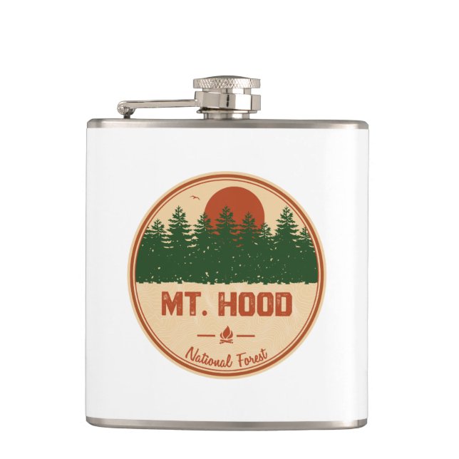 Mt. Hood National Forest Flask (Front)