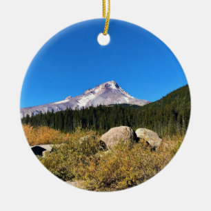 Mt. Hood, Oregon Ceramic Ornament