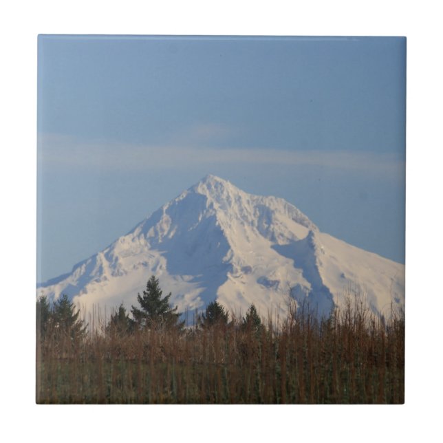 Mt Hood, Oregon Ceramic Tile (Front)