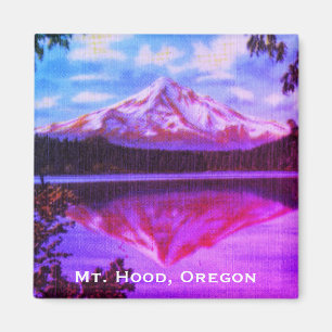 Mt. Hood, Oregon Crystal Clear Lost Lake Magnet
