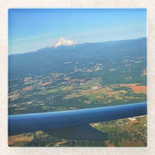 Mt Hood Oregon Glass Coaster