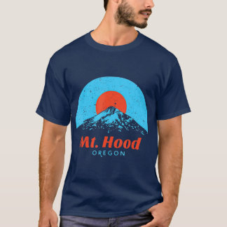 Mt Hood Oregon Mountain Vintage Retro Style T-Shirt