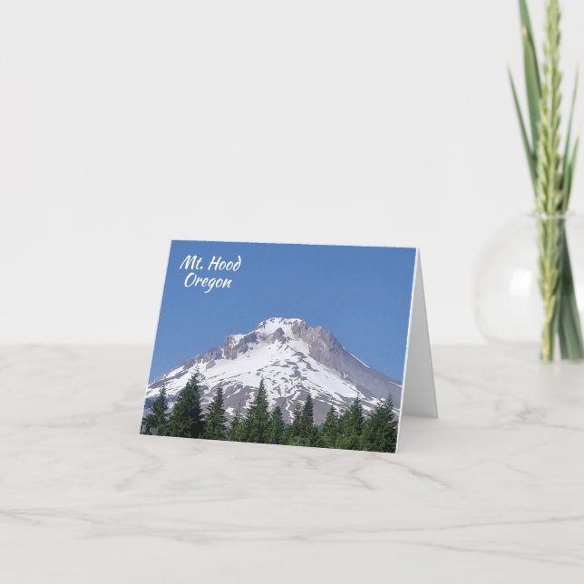 Mt. Hood Oregon Ski Bowl Card (Front)