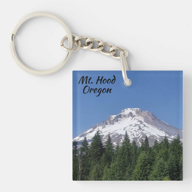 Mt. Hood Oregon Ski Bowl  Keychain (Front)