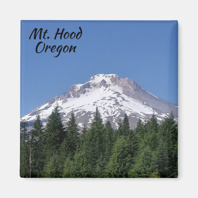 Mt. Hood Oregon Ski Bowl Magnet (Front)