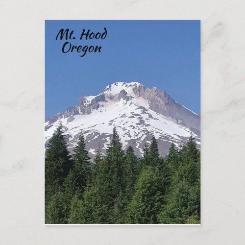 Mt Hood Oregon Ski Bowl Postcard