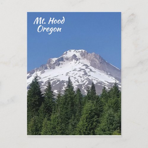Mt Hood Oregon Ski Bowl Postcard