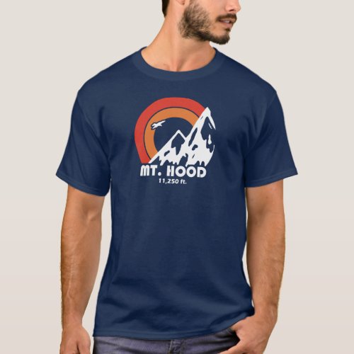 Mt Hood Oregon Sun Eagle T_Shirt