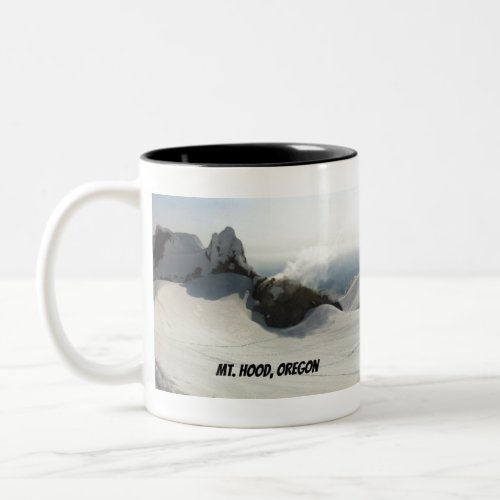 Mt Hood Oregon Two_Tone Coffee Mug