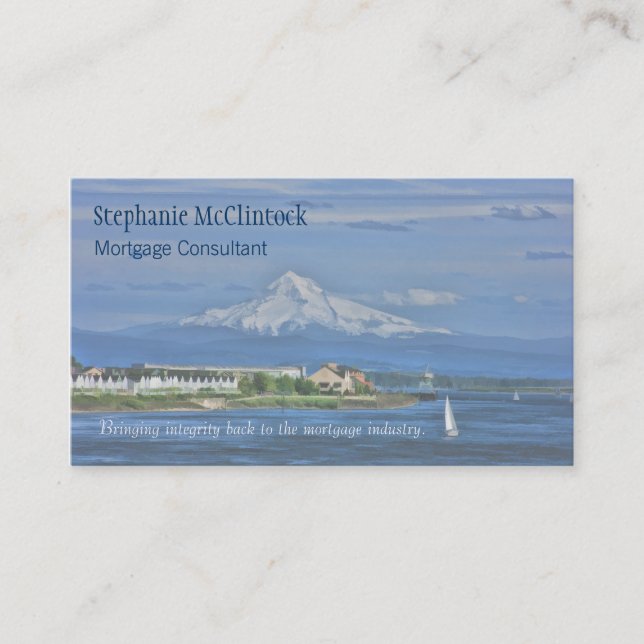 Mt Hood Painted, Mortgage... Business Card (Front)