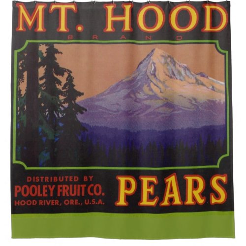 Mt Hood Pears Shower Curtain
