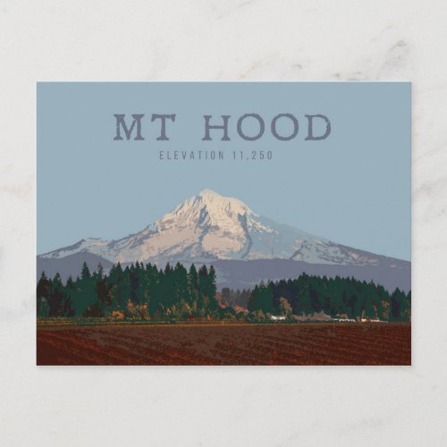 Mt Hood Post Card