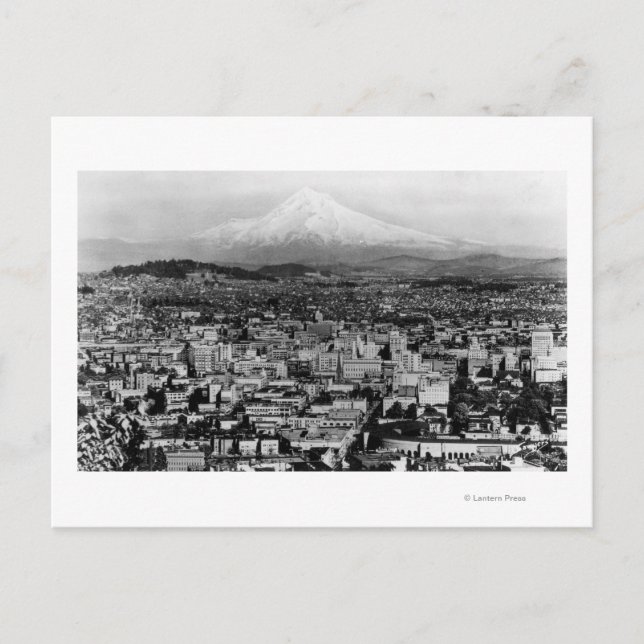 Mt. Hood View from Portland, Oregon Photograph Postcard (Front)