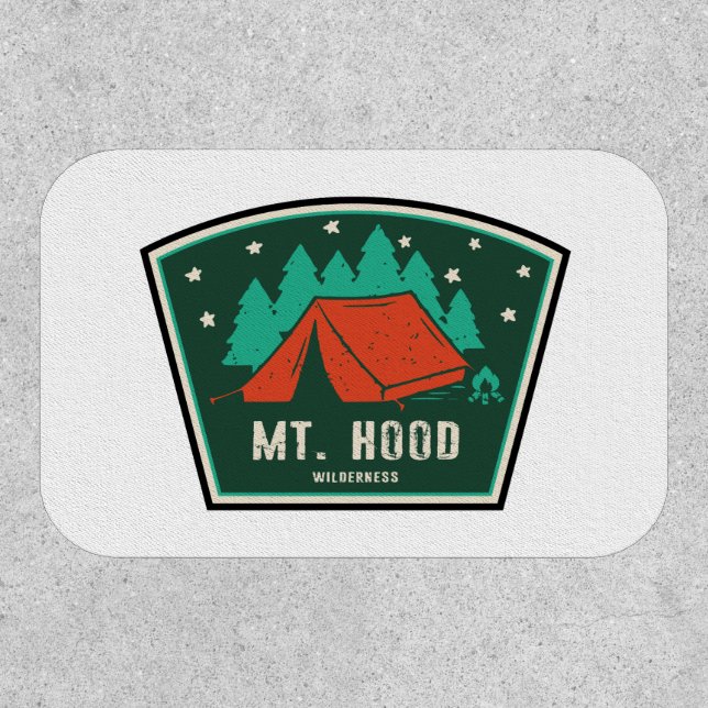 Mt. Hood Wilderness Oregon Camping Patch (Front)