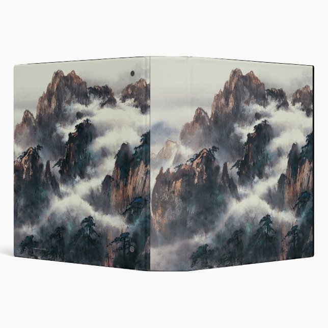MT. HUANG SHAN 3 RING BINDER (Background)