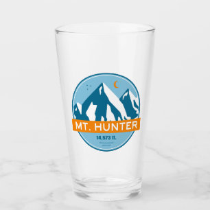 Mt. Hunter Alaska Stars Moon Glass