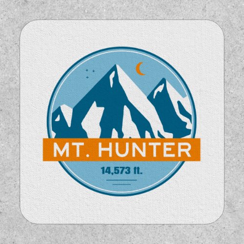 Mt Hunter Alaska Stars Moon Patch