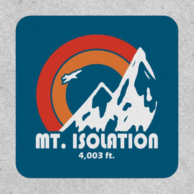 Mt. Isolation New Hampshire Sun Eagle Patch (Front)