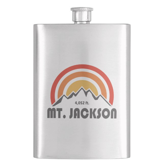 Mt. Jackson New Hampshire Flask (Front)