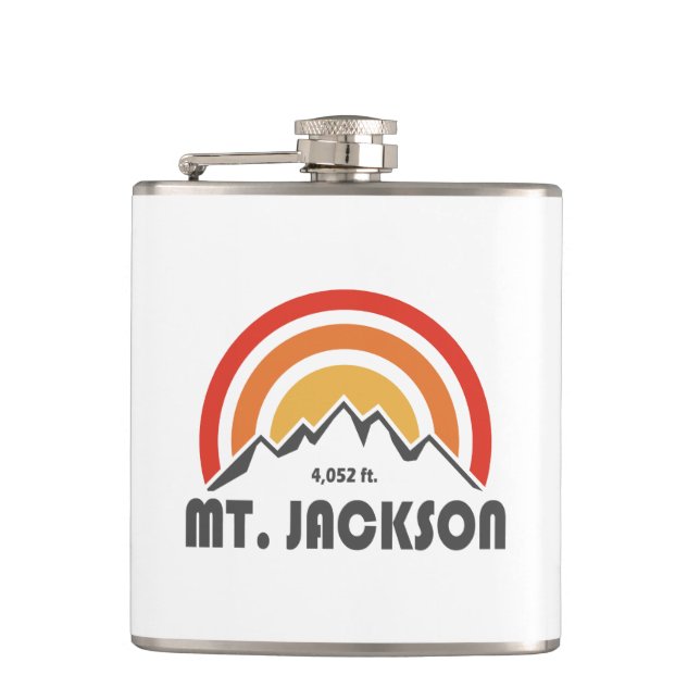Mt. Jackson New Hampshire Flask (Front)