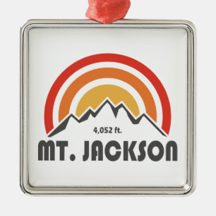 Mt. Jackson New Hampshire Metal Ornament