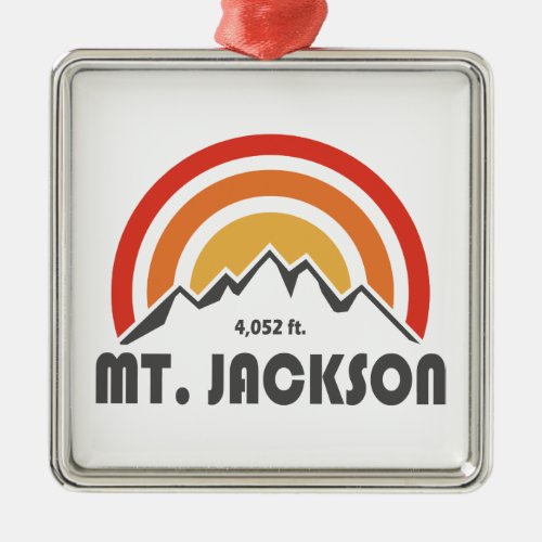 Mt Jackson New Hampshire Metal Ornament