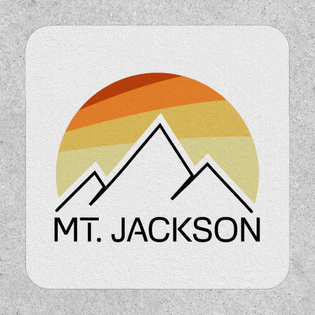 Mt. Jackson New Hampshire Retro Patch (Front)