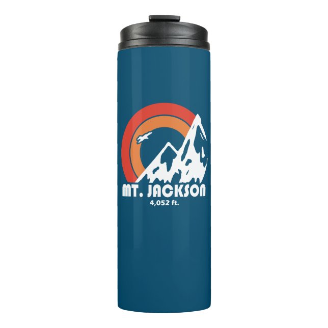 Mt. Jackson New Hampshire Sun Eagle Thermal Tumbler (Front)