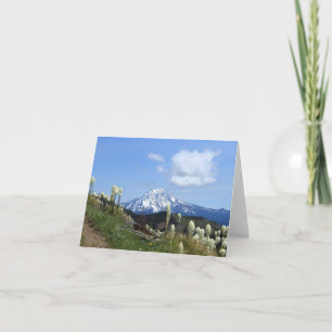 Mt. Jefferson blank 4x6 notecard. Letterpress Thank You Card