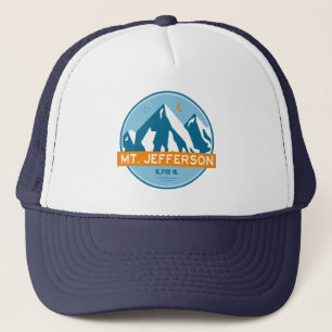 Mt. Jefferson New Hampshire Stars Moon Trucker Hat