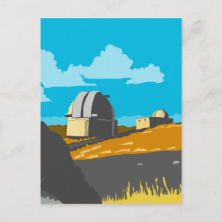 Mt John Observatory Lake Tekapo WPA Postcard