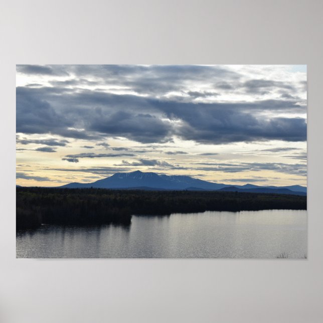 Mt. Katahdin; Aroostook County Maine Poster (Front)