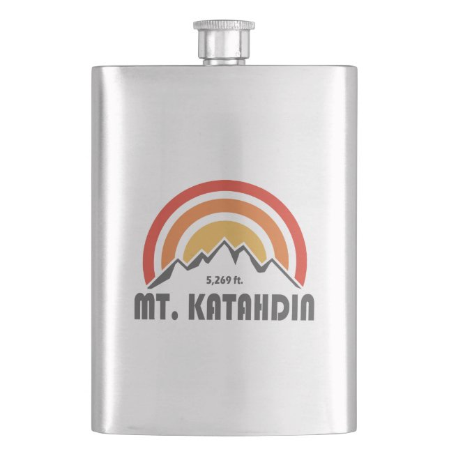 Mt. Katahdin Flask (Front)