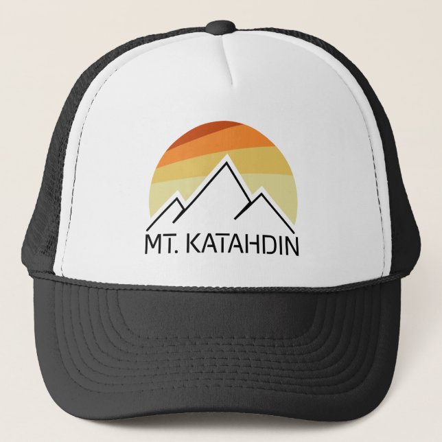 Mt. Katahdin Retro Trucker Hat (Front)