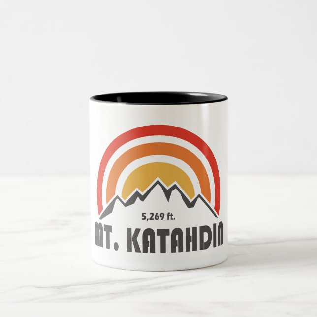 Mt. Katahdin Two-Tone Coffee Mug (Center)