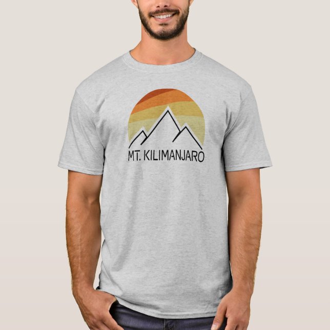 Mt. Kilimanjaro Retro T-Shirt (Front)
