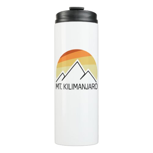 Mt Kilimanjaro Retro Thermal Tumbler