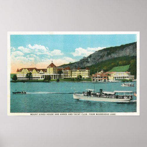 Mt Kineo House Annex and Yacht Club Poster