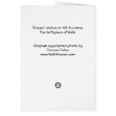 Mt. Kurama Dragon ~ Cards (Back)