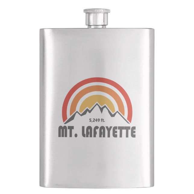 Mt. Lafayette New Hampshire Flask (Front)