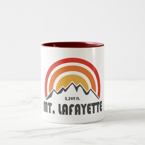 Mt Lafayette New Hampshire Two_Tone Coffee Mug