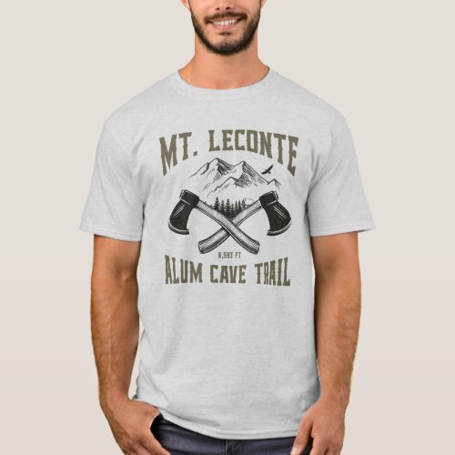 Mt LeConte Alum Cave Trail Great Smoky Mountains T_Shirt