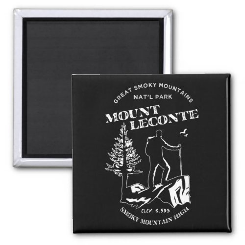 Mt Leconte   Great Smoky Mountains Magnet